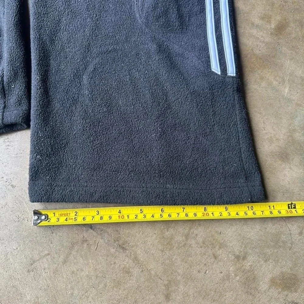 2000s Y2K super baggy adidas fleece wide leg baggy sweatpants